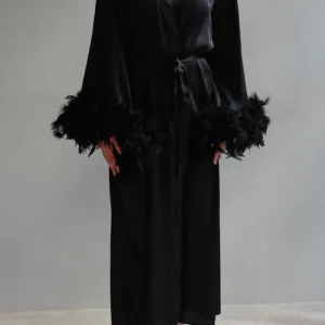 купити довгий шовковий халат