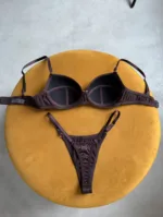 атласний комплект білизни